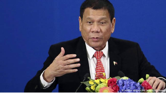 رئیس جمهور فلیپین پایان اتحاد کشورش با امریکا را اعلام کرد 